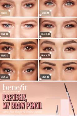 Benefit 2 Brow Bigshots Set 24-HR Brow Setter 7ml + Precisely My Brow Pencil nr 4 Warm Deep Brown