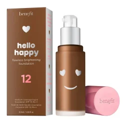 Benefit Hello Happy Flawless Brightening Foundation 30ml Nr 12 - Dark - Neutral Warm
