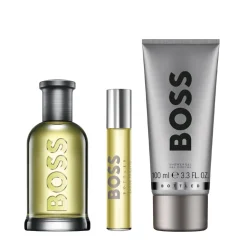 Boss Bottled Set 100ml eau de toilette spray + 10ml edt spray + 100ml showergel