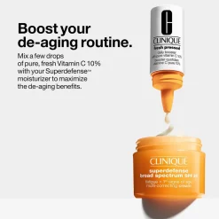 Clinique Moisturizer Superdefense Fatigue + 1ST Signs of Age Correcting Cream SPF25 30 ml Dagcrème Zeer Droge tot Droog/  Gecombineerde Huid (1,2)