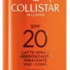 Collistar Supertanning Moisturizing Milk Spray SPF20 200ml Zonnemelk