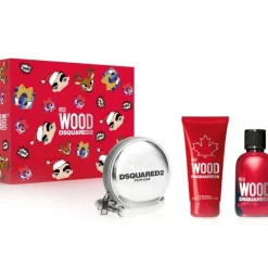Dsquared² Red Wood set 100ml eau de toilette spray + 100ml Showergel + tasje