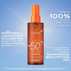 Lancaster Sun Beauty Dry Body Oil SPF30 150ml Fast Tan Optimizer