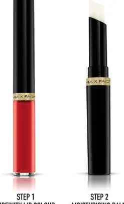 Max Factor Lipfinity Lip Colour 022 Forever Lolita Lipstick + Topcoat