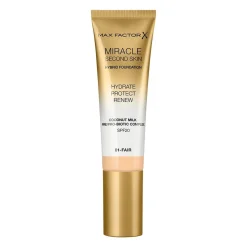 Max Factor Miracle Second Skin Hybrid Foundation SPF20 01 Fair 30ml