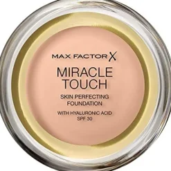 Max Factor Miracle Touch Skin Perfecting Foundation spf 30 035 Pearl Beige met Hyaluronic Acid