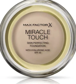 Max Factor Miracle Touch Skin Perfecting Foundation spf 30 40 Creamy Ivory met Hyaluronic Acid