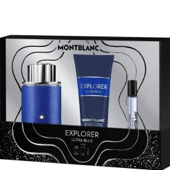 Mont Blanc Explorer Ultra Blue Set 100ml eau de parfum spray + 100ml showergel + 7.5ml edp