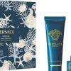 Versace Eros Pour Homme Set 100ml eau de parfum spray + 5ml edp + 150ml Showergel